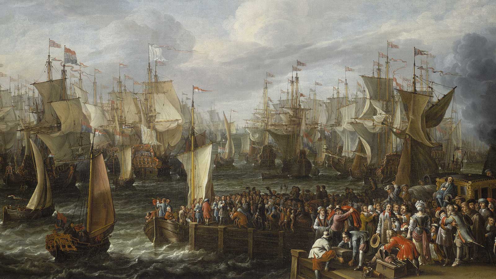 Departure of William III from Hellevoetsluis
